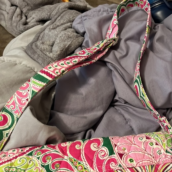 Vera Bradley Pinwheel Pink Crossbody Messenger Purse - Picture 7 of 7